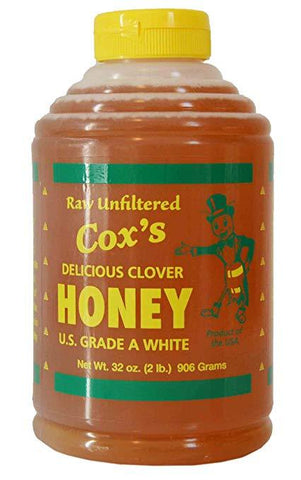 Cox's Raw Honey - Unfiltered Liquid Honey